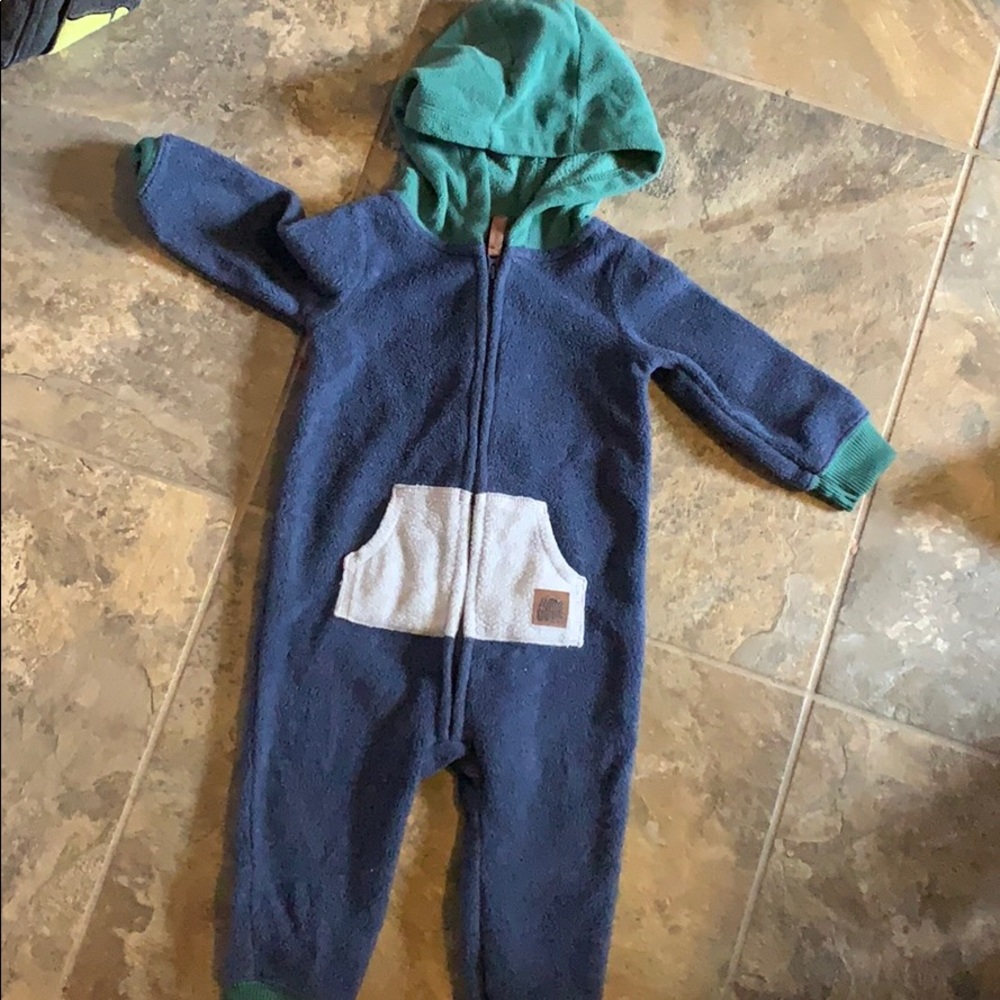 Caters 9m Zip Up Fleece Onsie Suit